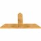 Ekena Millwork Portland Rough Sawn Timber Gable Bracket, Western Red Cedar, 48"W x 26"H x 2"D x 6"F, 13/12 Pitch GBW048X26X0206POR00RWR - alternate 5